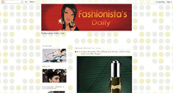 Desktop Screenshot of fashionistasdaily.com